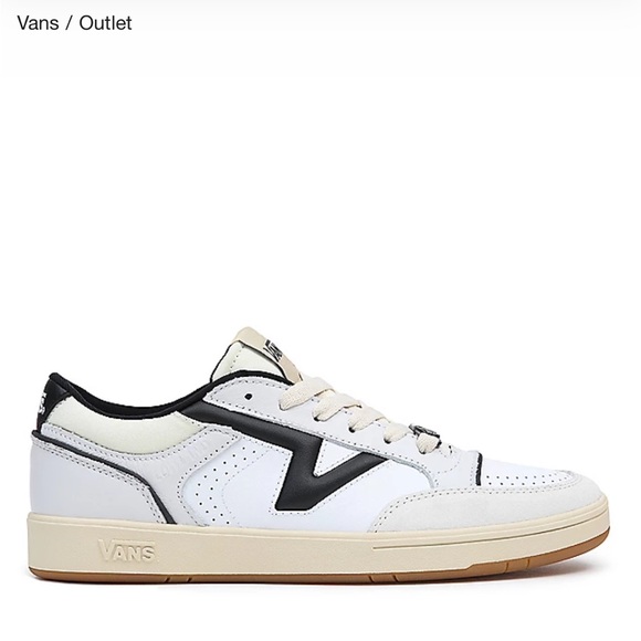 Vans White and Black Sneakers - Picture 3 of 6